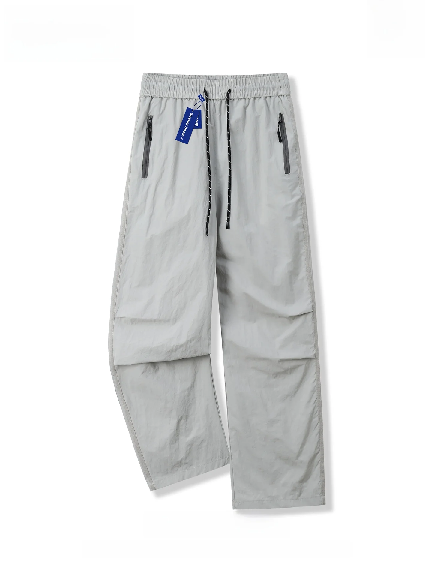 

Мужские легкие брюки Wassup Dozen: свободные, прямые, дышащие, на молнии, для весны и осени