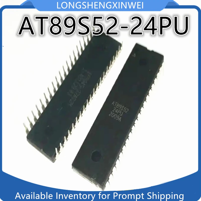 1PCS New Original AT89S52-24PC AT89S52-24PU Single-chip Computer Direct Insert DIP-40