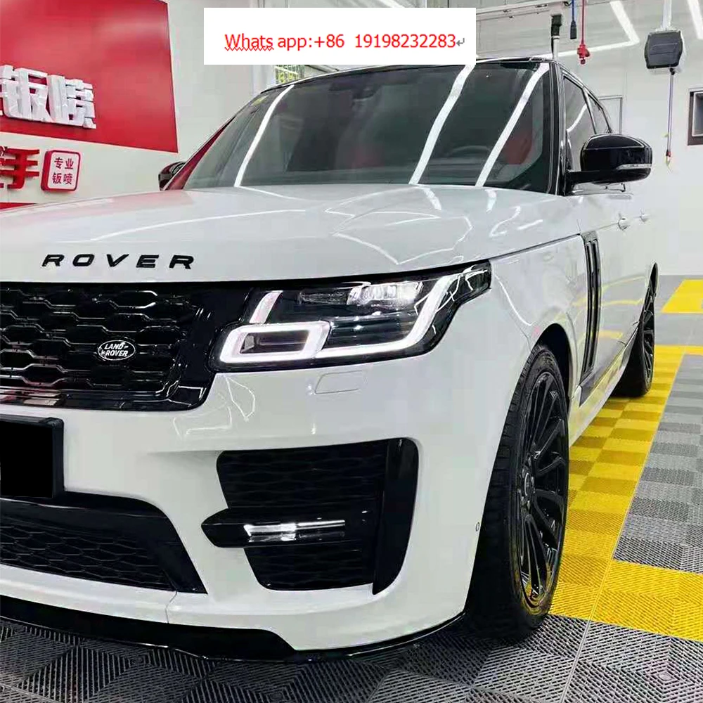 Kit de ensamblaje de parachoques delantero y trasero para Range Rover Vogue L405 2013-2017, actualización a SVO, aspecto similar