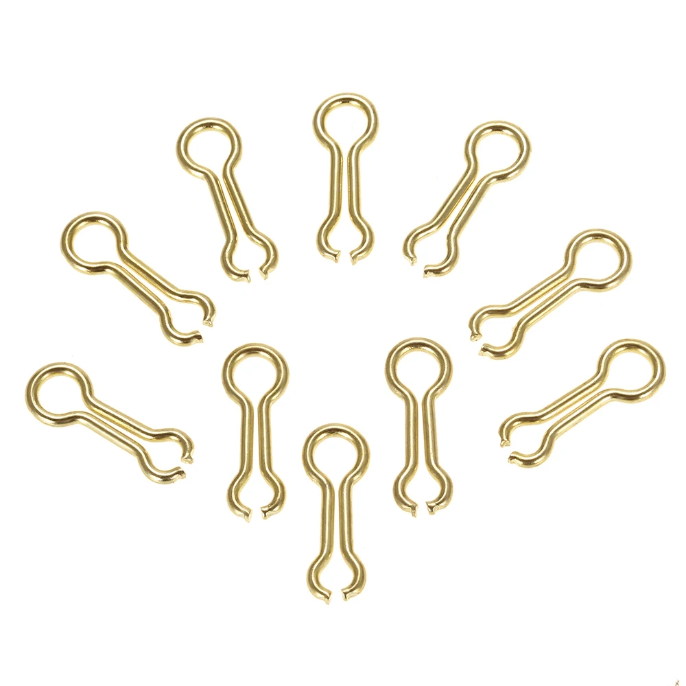 200PCS Messing Sinker Draht Auge für DO-IT Formen 15/17,5/2,5 cm Angeln Mithelfer Outdoor Angelgerät Werkzeuge Angeln – Detail 6