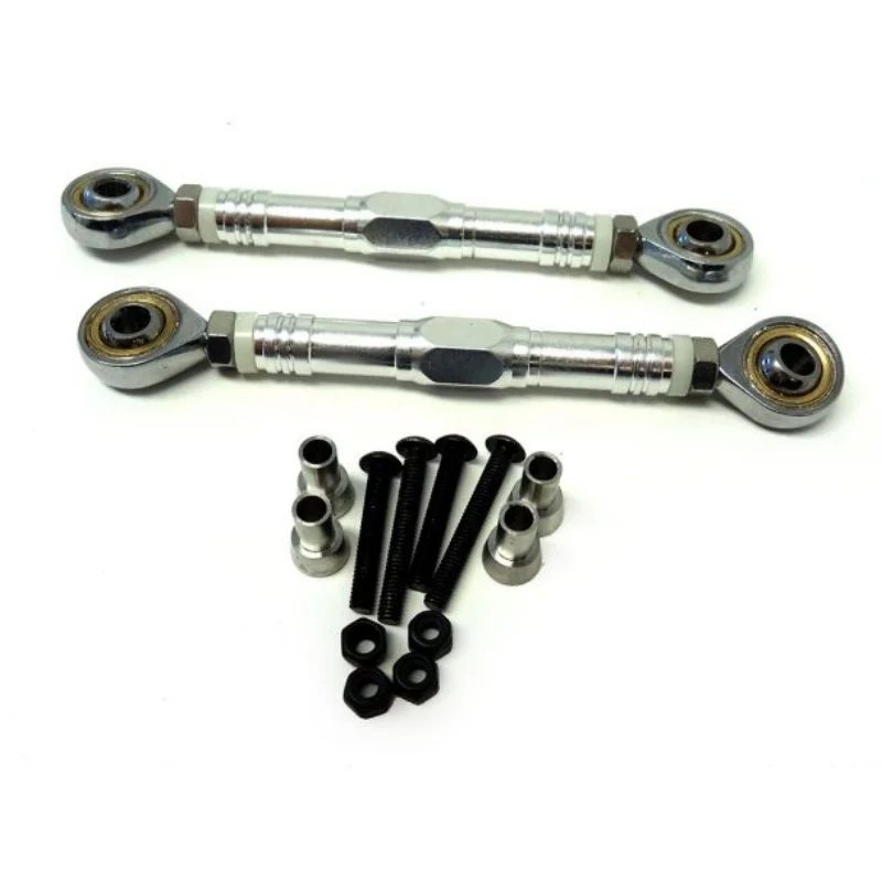 CNC Steel V2 Steering Turnbuckle for Rovan King Motor and HPI Baja 5B 5T Buggy and Trucks