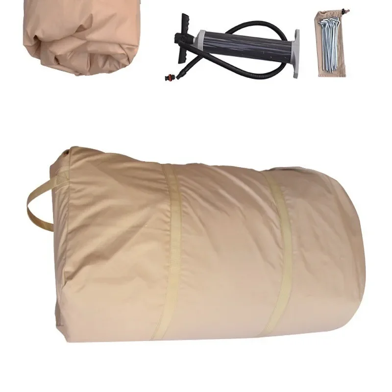 Hot Sale 6.3m2 Inflatable Tent Outdoor Inflatable Tent Camping House Thickened Cotton 5-6 Canopy Rain Proof Breathable Easy To B