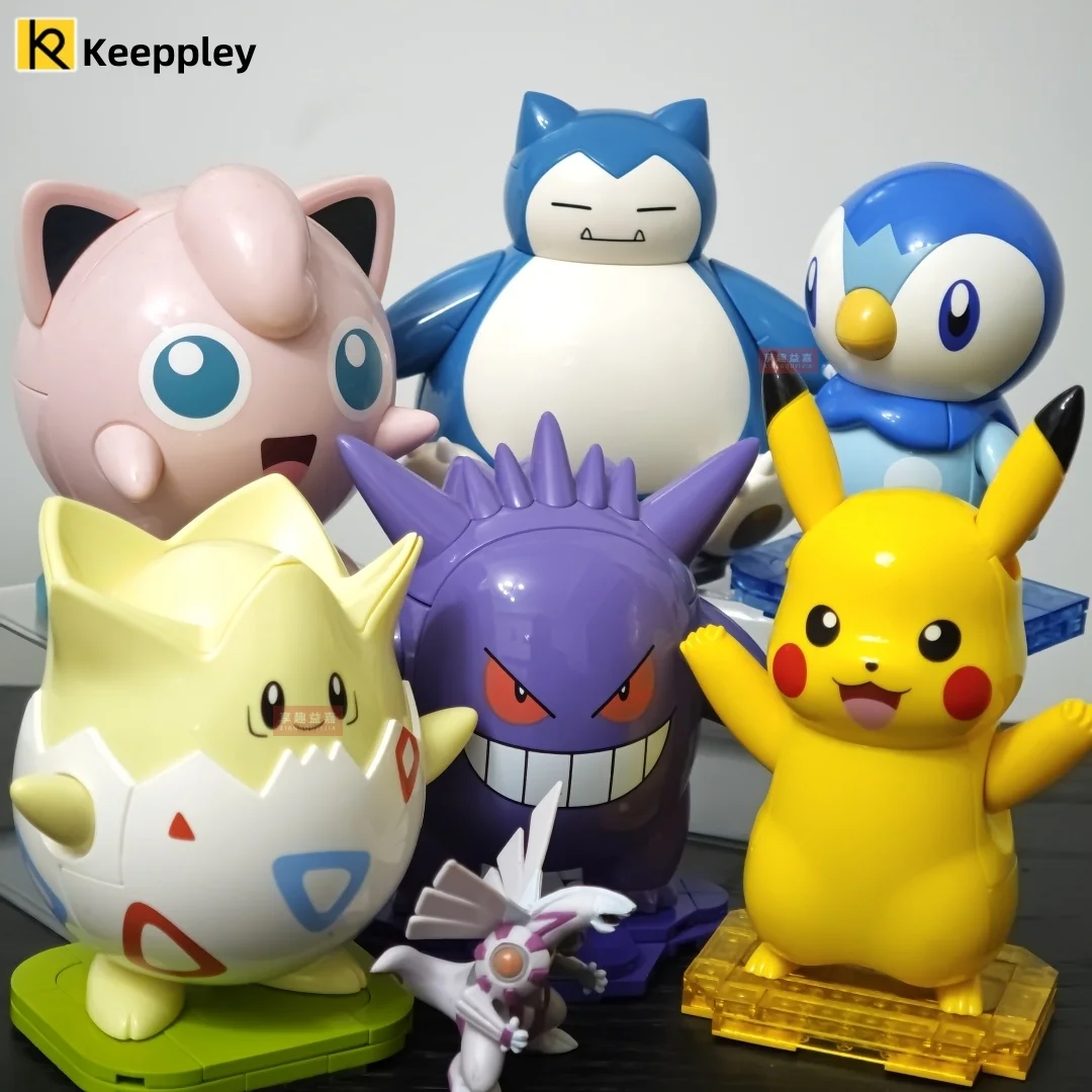

Keeppley Pokemon DIY Пикачу Снорлакс Togepi Piplup Gengar Jigglypuff Building Block Экшн-модель Аниме Кукла Детские игрушки