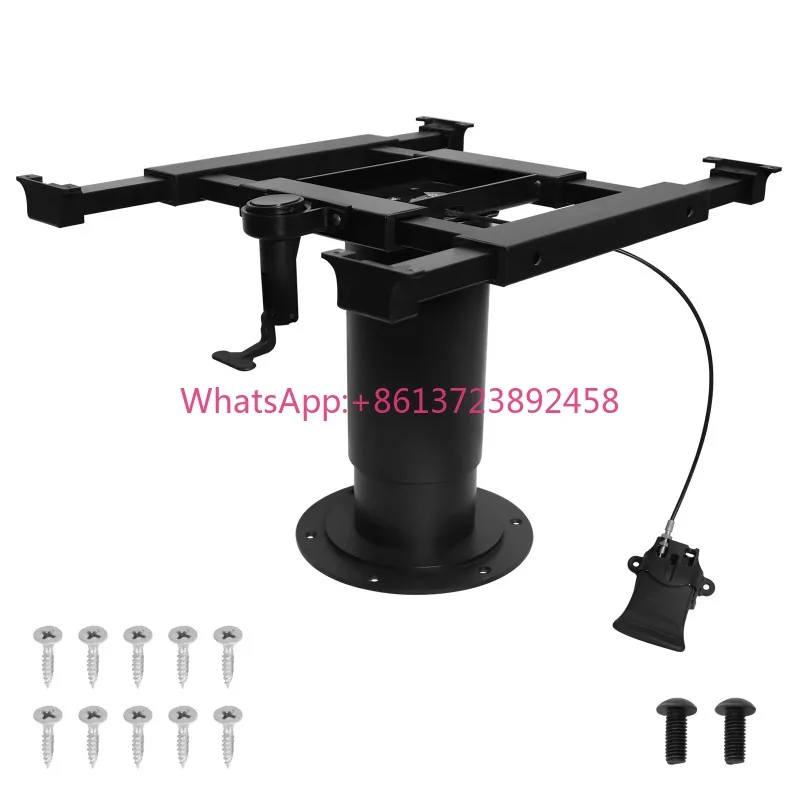 Camper Table Legs with Pneumatic Lift and Four-way Adjustable Function 35-73cm One-button Height Lift