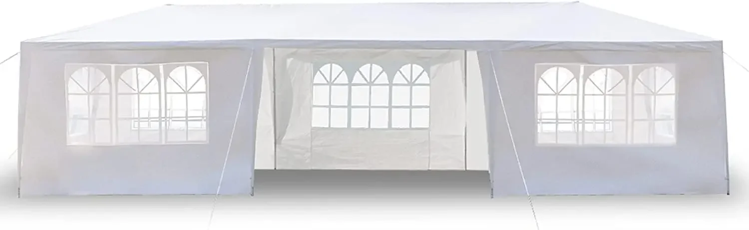 Outdoor 10 x 30 Wedding Party Tent Canopy with 5 Sidewalls