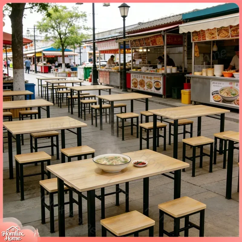 Foldable Dining Table Long Snack Street Stall Desk Modern Minimalist Writing Training Conference Table for Home Office Use