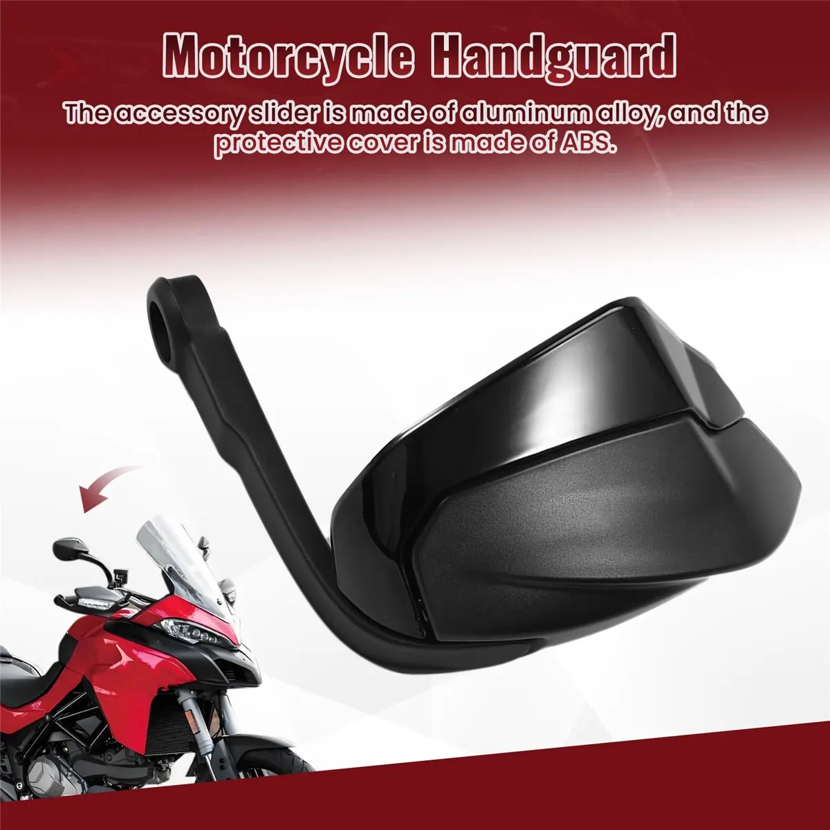 [Saleout]Handguard for V2 S 2025 Hand Guard Protection Sliders Motorcycle Handlebar Windshield Air Deflector,B