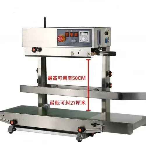 High Efficiency Automatic Continuous Heat Sealer Machine for Plastic Film Bags Industrial Packing Sealing Equipment