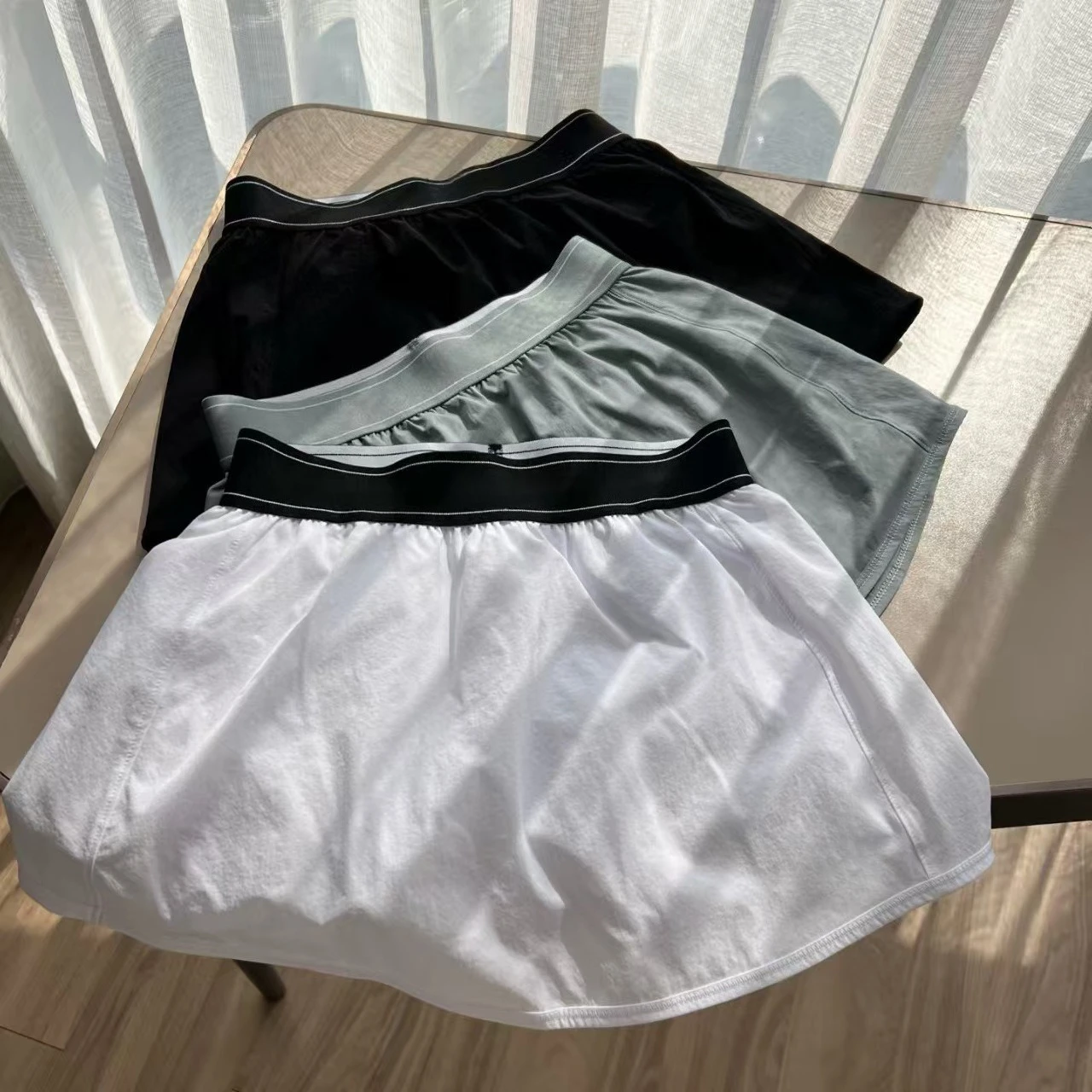 

LO Yoga Letter Jacquard Elastic Tennis Skirt Women's Quick-drying Sports Skirt With Pocket Running Fitness Casual Skirts