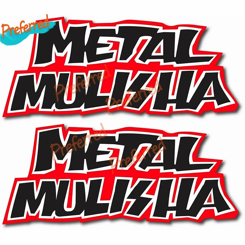 2X METAL MULISHA LOGO DECAL STICKER US MADE CAR WINDOW MOTORCYCLE QUAD TRUCK ATV