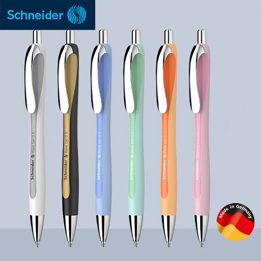 

German Schneider Gel Pen Business Writing Black Pen Quick-drying Straight Liquid Ballpoint Pen Student Supplies Stationery