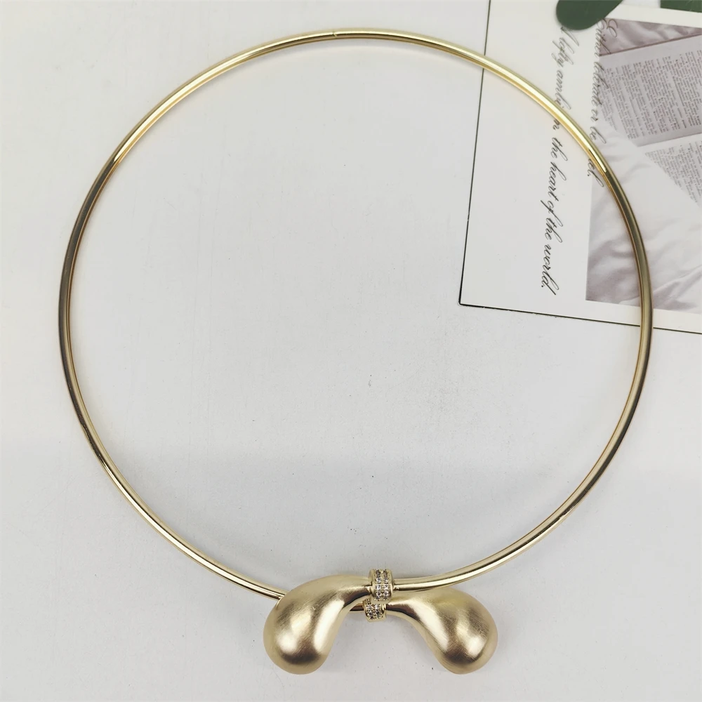 ESALE Minimalist Gold Color Jewelry Set For Women Dubai Brazil Wedding Party Gifts Smooth Jewellery 2026 New