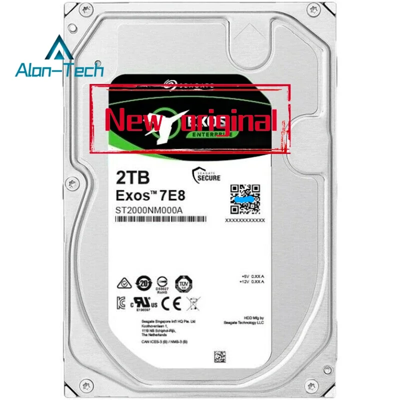 FOR Sea－gate Enterprise Capacity ST2000NM000A 2000GB 7200RPM SATA 6.0 GB/s 256MB HDD New