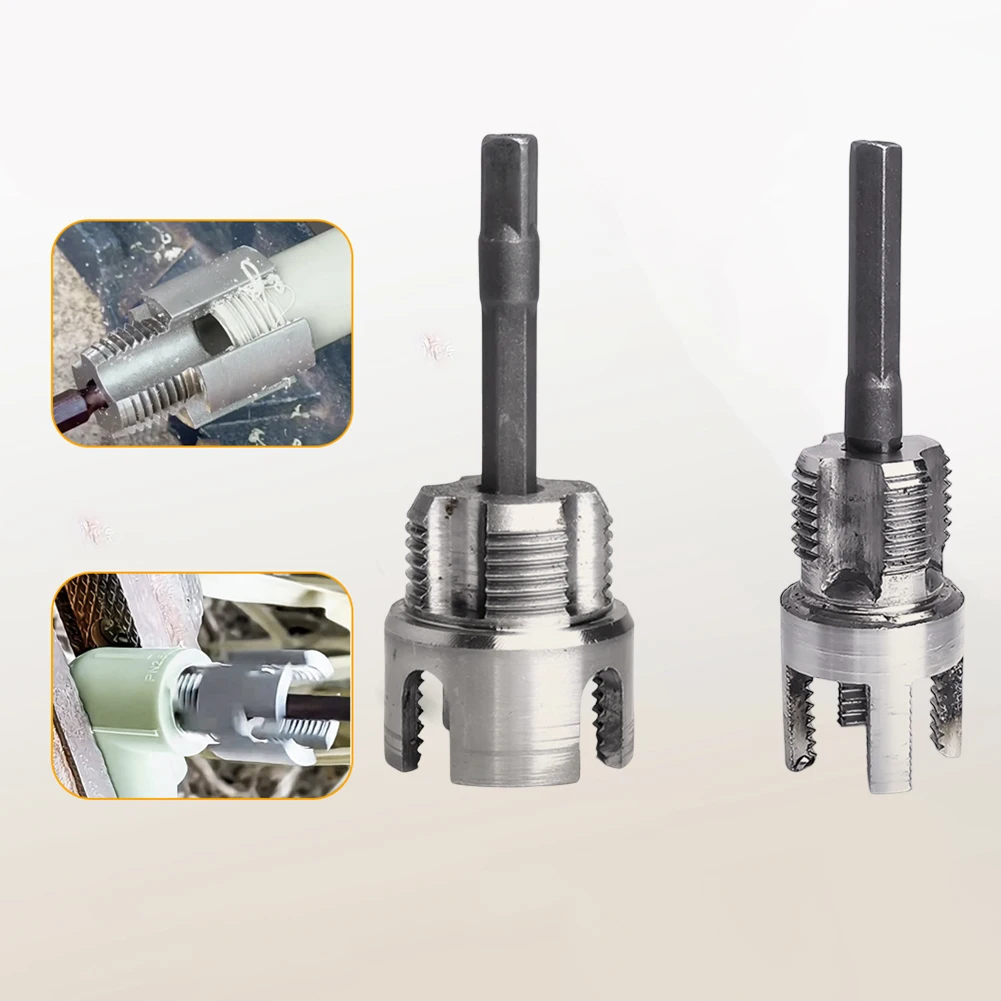 Ferramenta de rosqueamento integrada para tubos de água de 21 mm e 26 mm, corte eficiente de roscas internas/externas com durabilidade