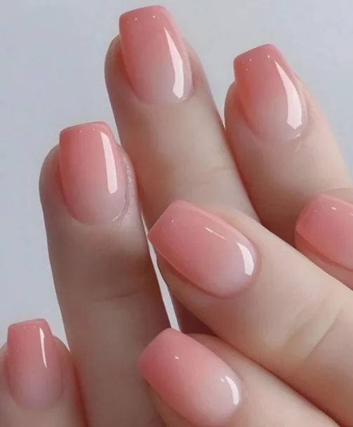 ARTAUG 24 Stück glänzende rosa Nägel zum Aufdrücken, mittelgroß, quadratisch, künstlicher Nagel, eleganter Stil, künstlicher Nagel, vollständige Abdeckung, künstlicher Nagel für stilvolle Frauen – Detail 26