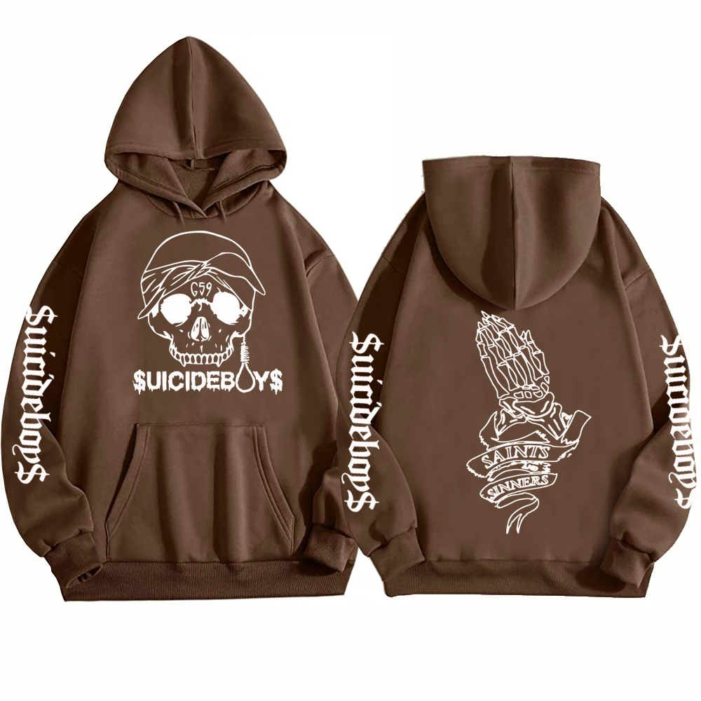 Sudadera con capucha de esqueleto de Suicideboys para hombre y mujer, Jersey Harajuku, Tops, 2024