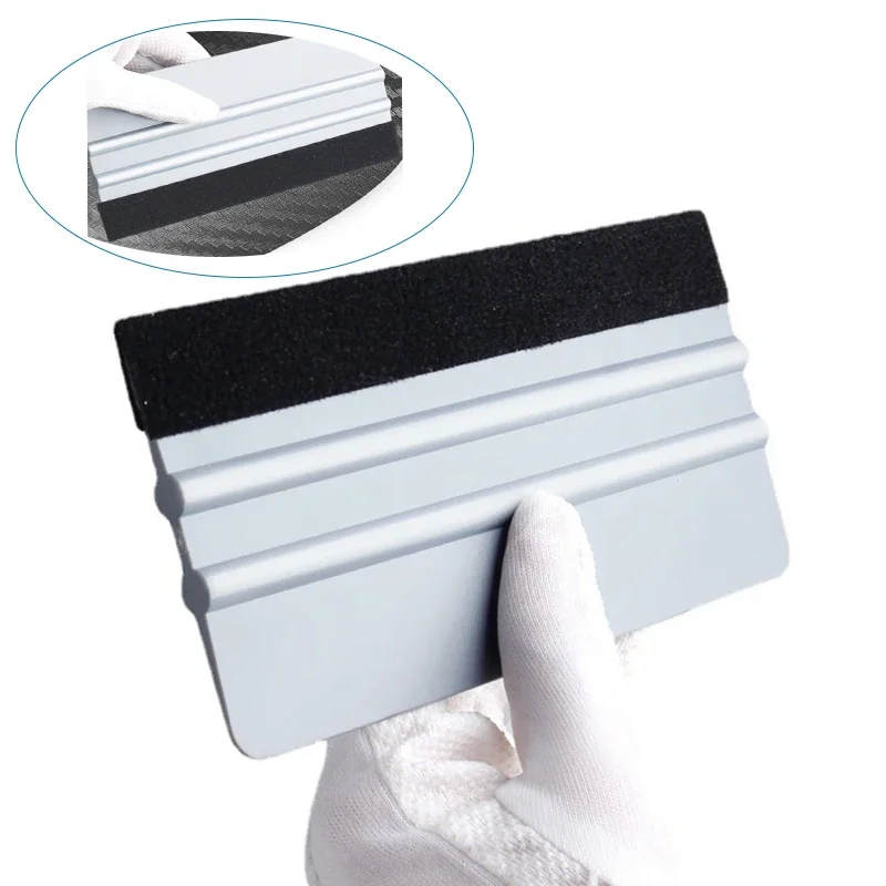 

Car Clean Vinyl Wrap Felt Squeegee Carbon Film Stickers Decals Wallpaper Applicator Window Tinting Tool Wiper Scraper