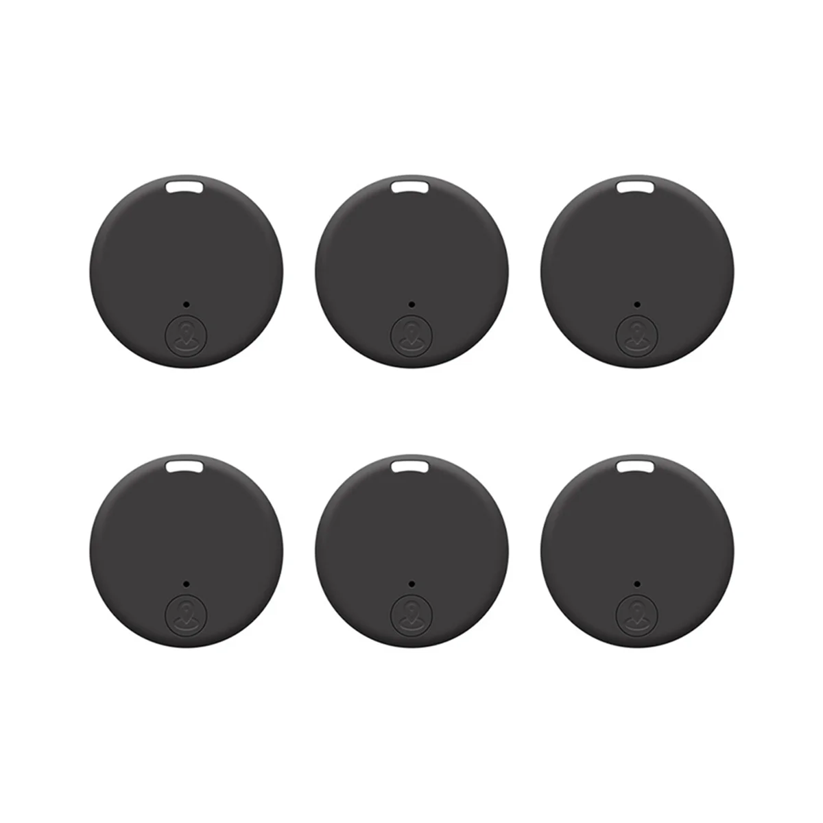 3CGRO-6 Pack GPS Tracker สําหรับยานพาหนะ Key Finder GPS Tracker Mini GPS Tracker สัตว์เลี้ยง GPS Tracker สีดํา