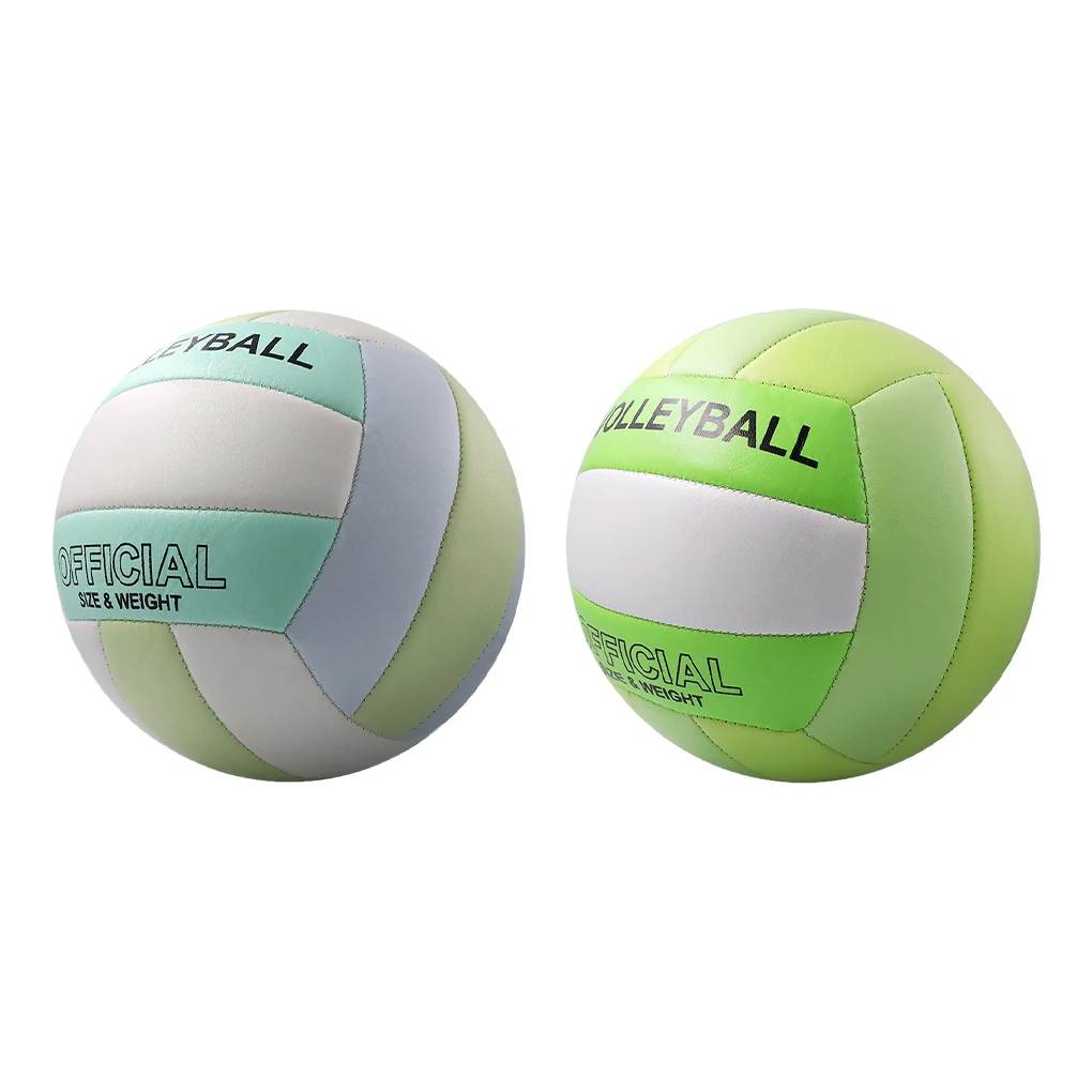 Pvc Thickness 2.7mm Machine-Sewn Volleyball No. 5 Macaron Color Game-Specific Ball Soft Inflatable Beach Volleyball