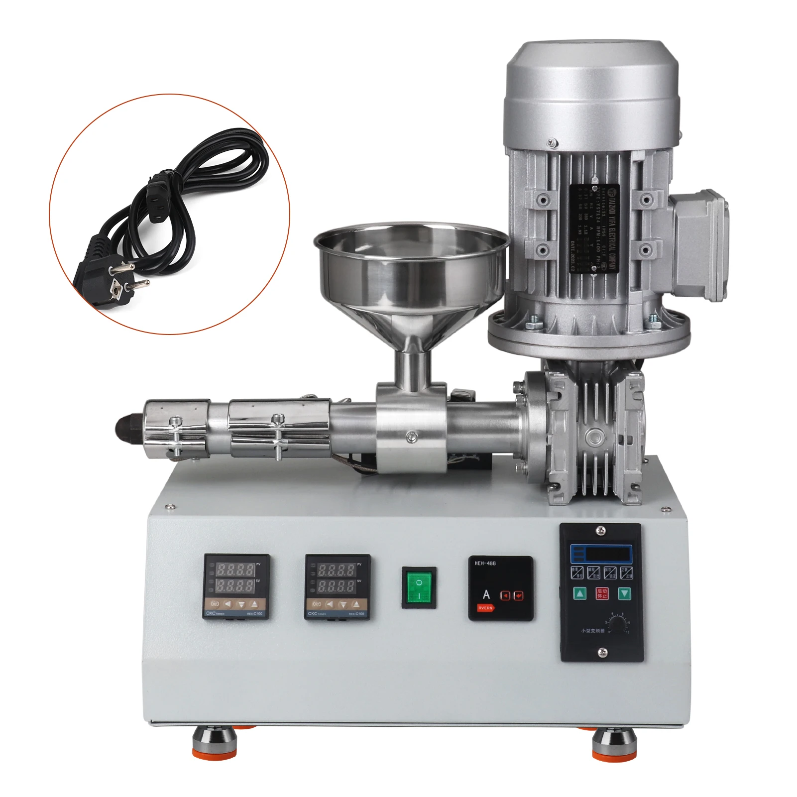 Small Desktop Single Screw Plastic Extruder Laboratory Injection Molding Machine for PP PE 3D Printing Filament Production Line