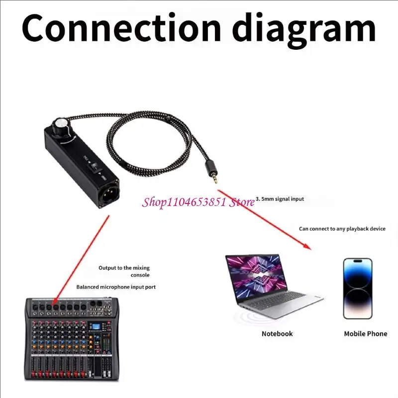 

Sound Isolator Professional Sound Signal Converters Eliminating Current Noise for Clear Output in Travel Applications