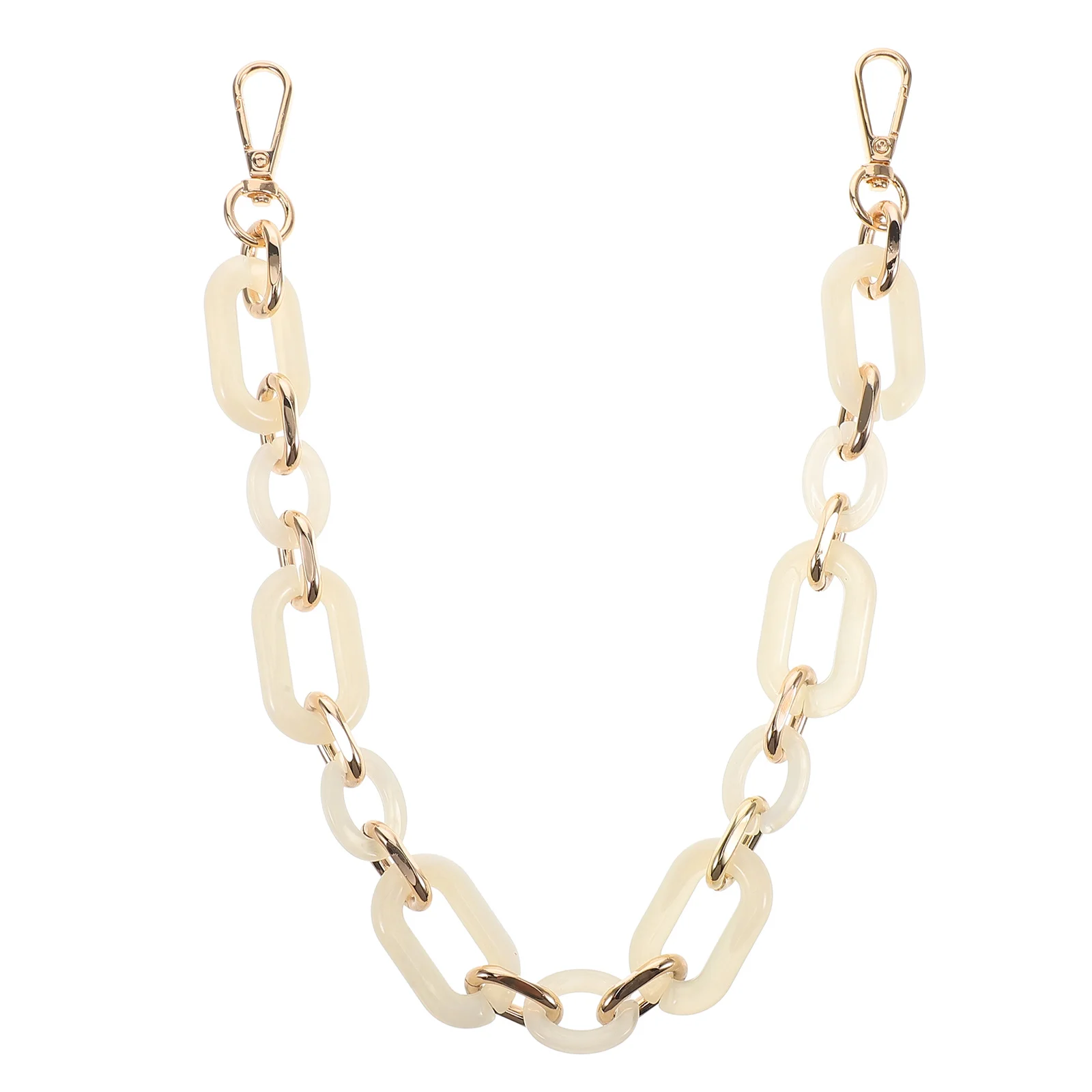 

1Pcs Bag Chain Strap Handbag Replacement Acrylic Resin Material Tough Wear Resistant Smooth Finish Fits All Bag Types Stylish