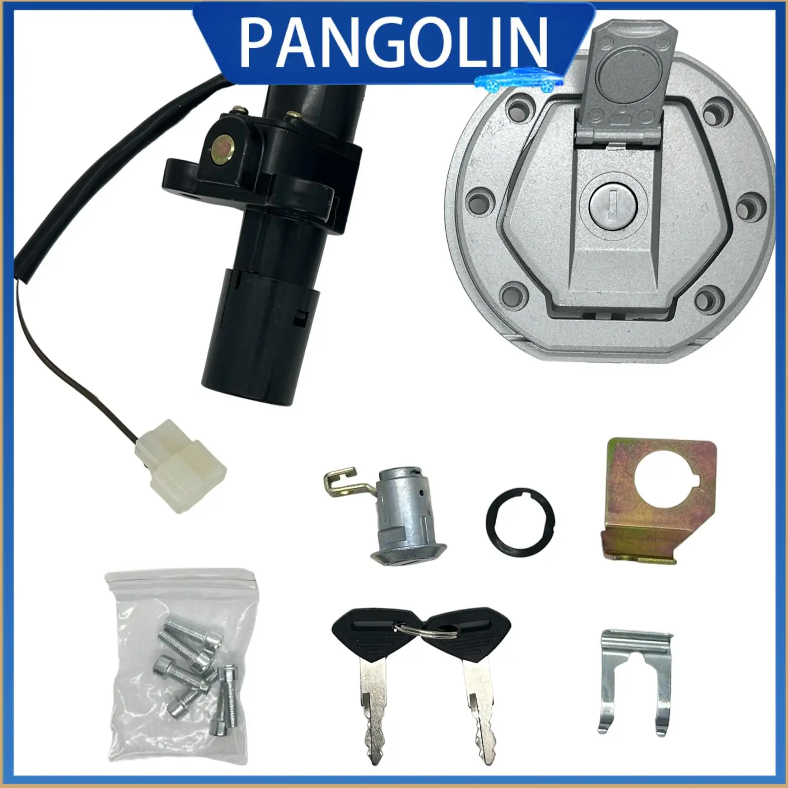 

Комплект замка переключателя PANGOLIN для Bajaj Pulsar NS200 NS 200, изготовленный из стального сплава премиум-класса, прямая замена для JL151023 JL171600
