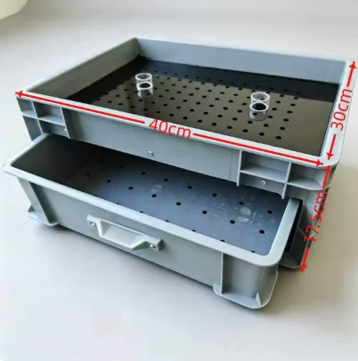 40 * 30 Fish Tank, Double-layer Drawer Wet and Dry Separation Box, Top and Bottom Filter Turnover Box 1pcs