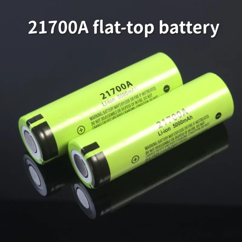 Nowa bateria litowo-jonowa 21700A 5000mAh 3.7V z możliwością ładowania, model 2026, niezawodna do monitorów i kamer. — zdjęcie produktu 3