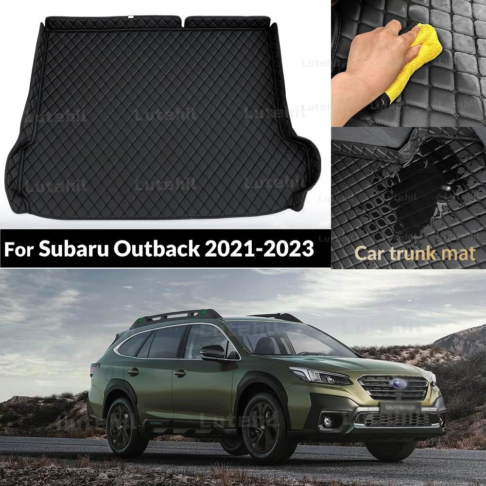 

Для Subaru Outback 2023 2022 2021, коврик в багажник автомобиля, индивидуальный защитный коврик, вкладыш для багажника, автомобильные аксессуары для интерьера