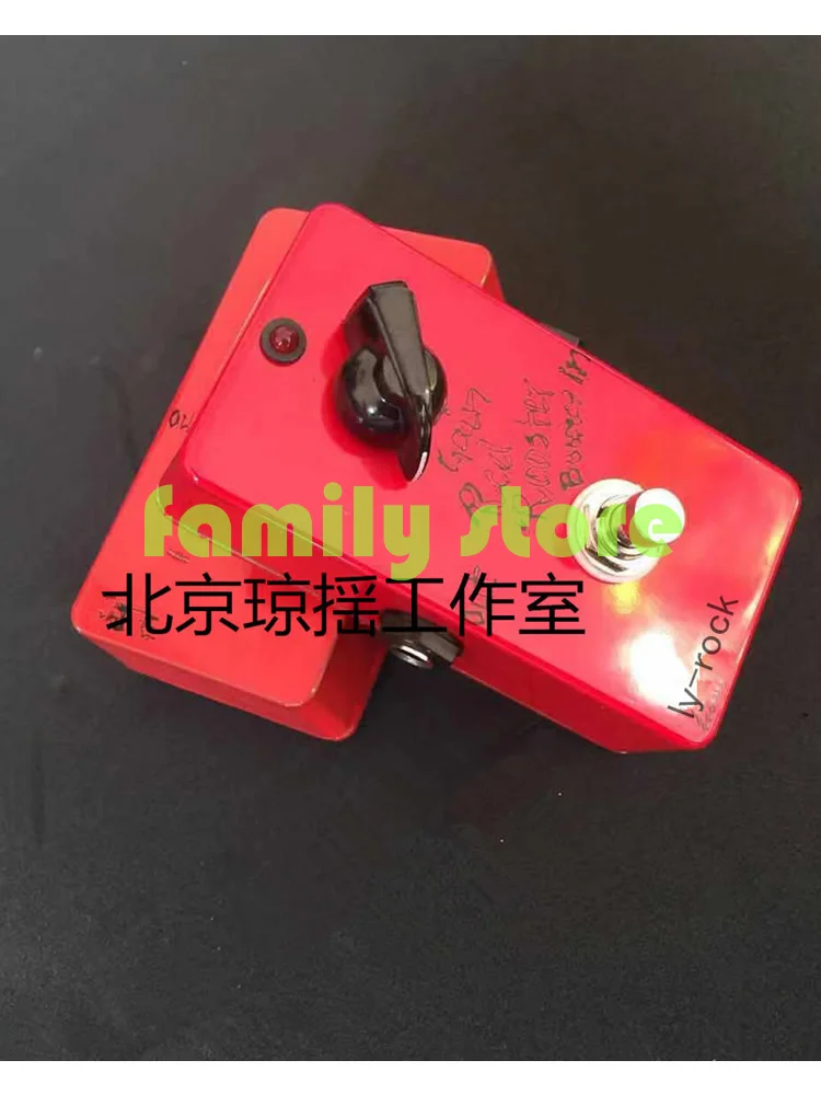 

hot sell！crystal clear, dynamic enough Handmade ly-rock RED ROOSTER BOOSTER fader rock stomp Effector