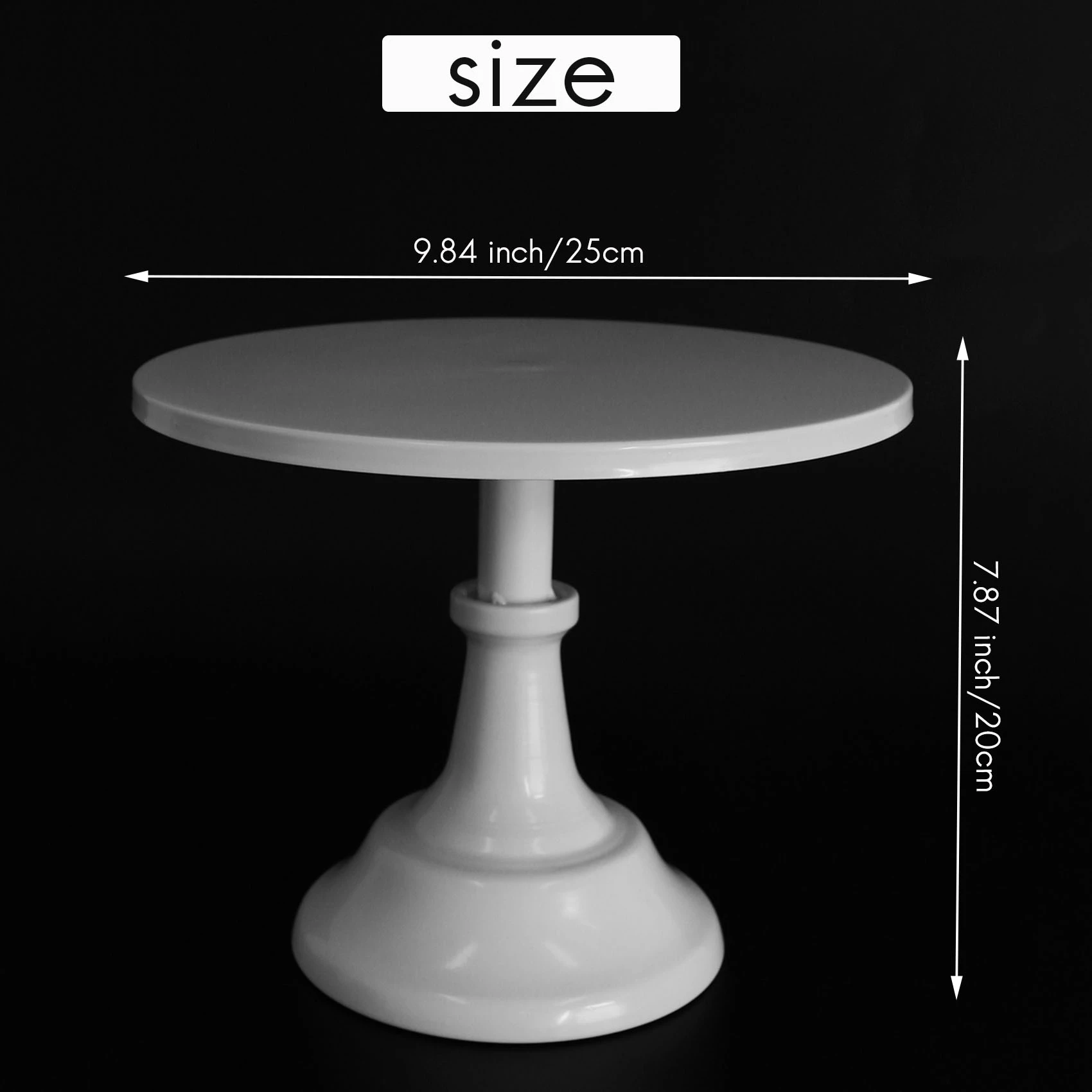 Металлическая настольная круглая подставка для десертов, демонстрационная стойка для кексов, белая посуда для украшения на день рождения, свадьбу