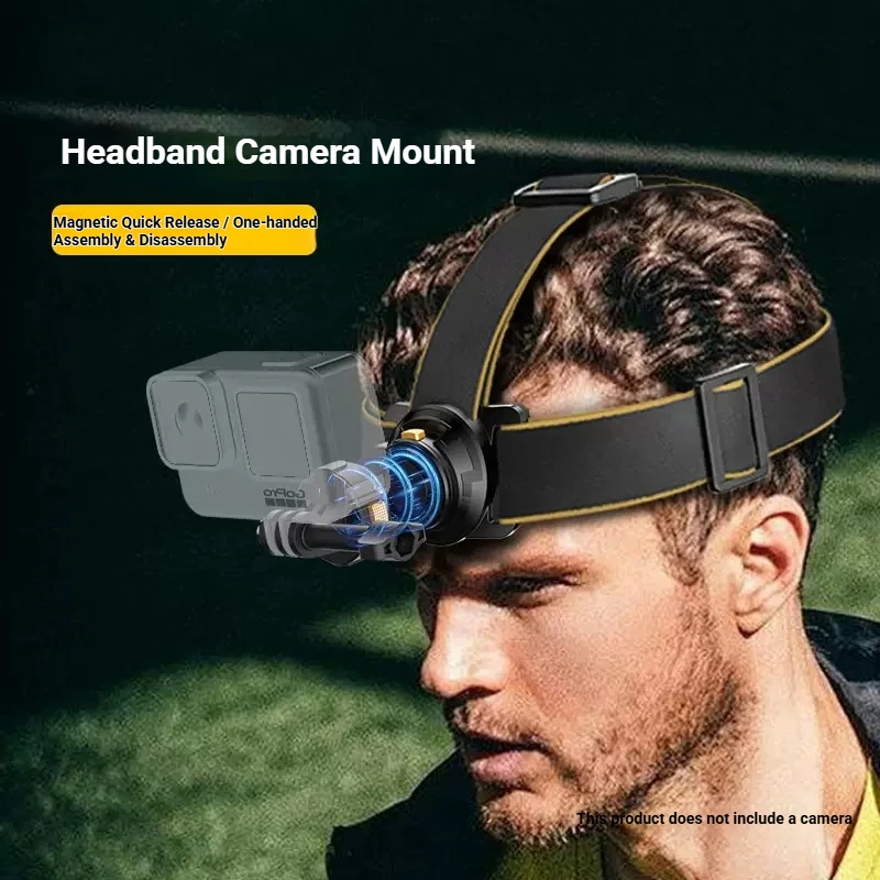 

Magnetic Head Mount Strap Chest Belt Wearing for DJI OSMO Nano/360/Action 6 5 Pro 4 3/Insta360 X4 Air/X5/X4/X3 Accessories