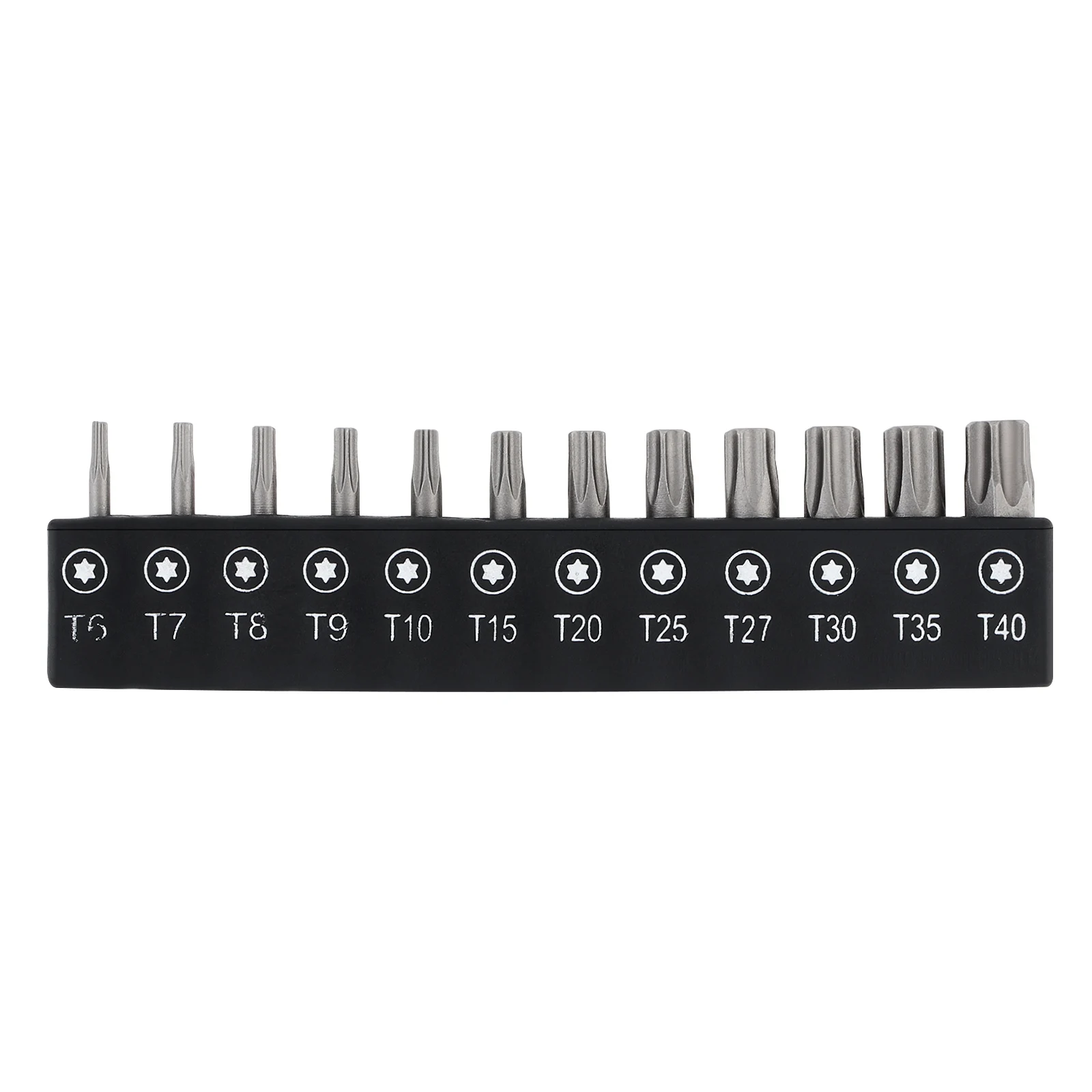 Imagem -03 - Tamper Proof Torx Chave de Fenda Bits Grupo Hex Bit Grupo Ângulo Direito Parafuso Driver T6-t40 12 Pcs