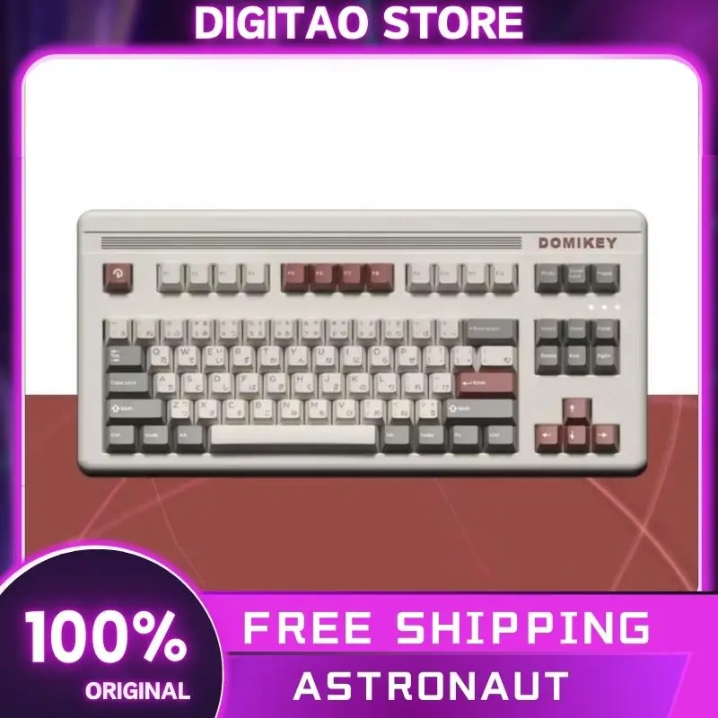 

DOMIKEY ASTRONAUT Keyboard Keycaps Abs Doubleshot Keycap Gaming Mechanical Keyboard Customize Pc Gamer Accessories Office Gifts