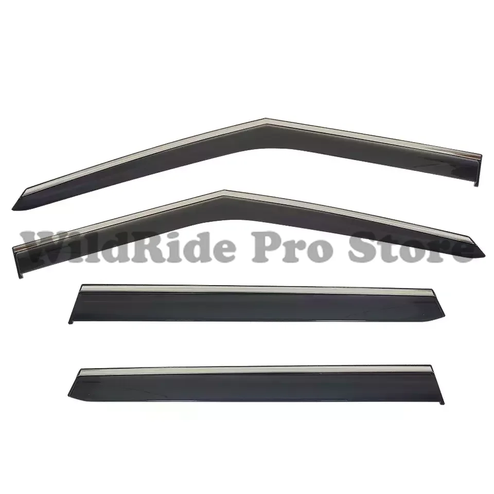 

1 set Injection Auto Window Visor Weather Rain Shields Sun Guards Wind Deflectors for Mitsubishi New Outlander 2022 Car Accessor