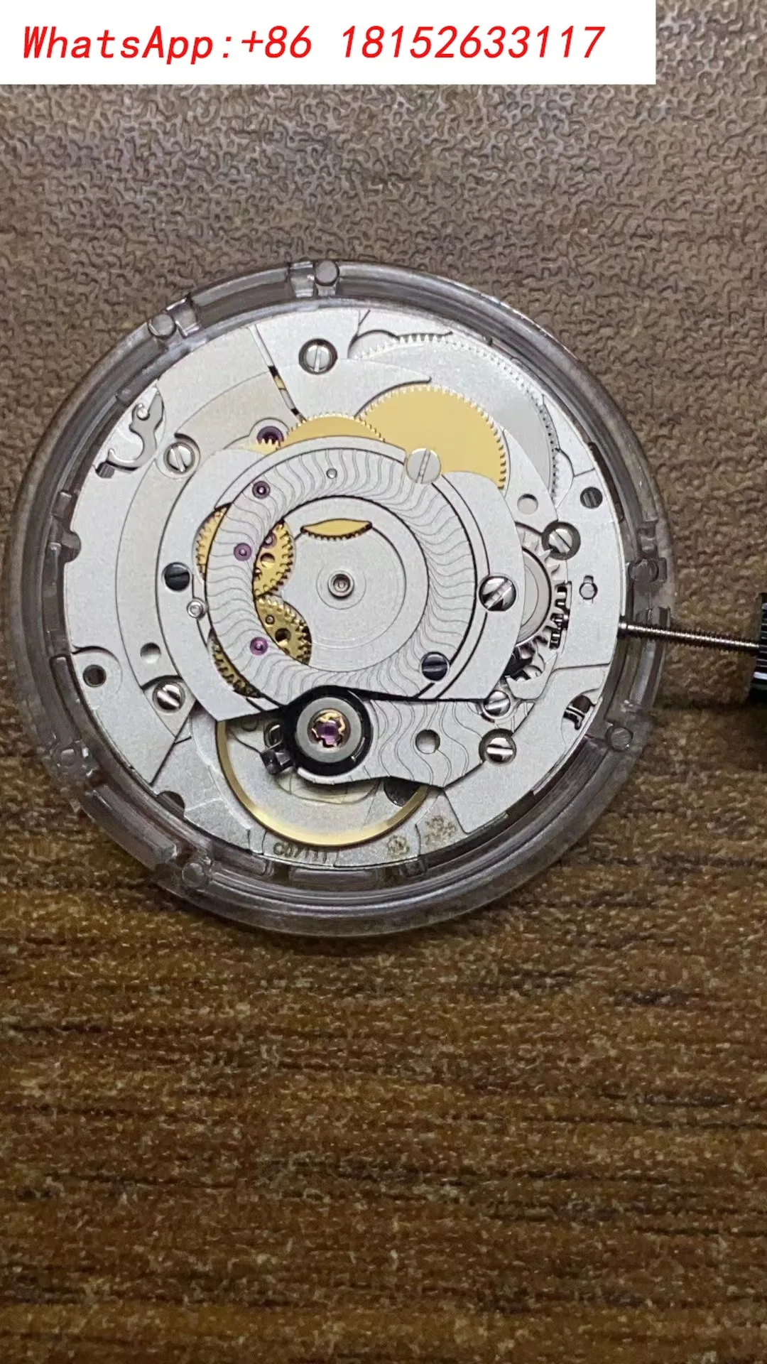 حركة C07.111 المحلية حركة c07111 حركة ميكانيكية بتقويم واحد بثلاثة دبابيس