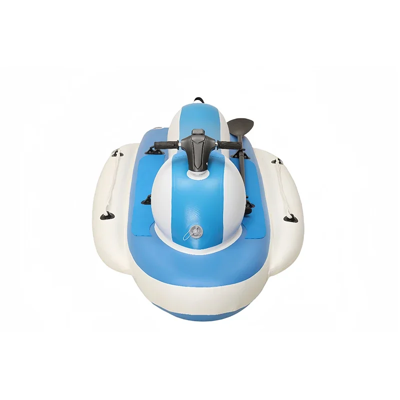 Inflatable Pool Toy Water Floating Jet Ski Boat Pvc Motorized Model Mat Portable Water Skiing Board with 700W Sea Scooter