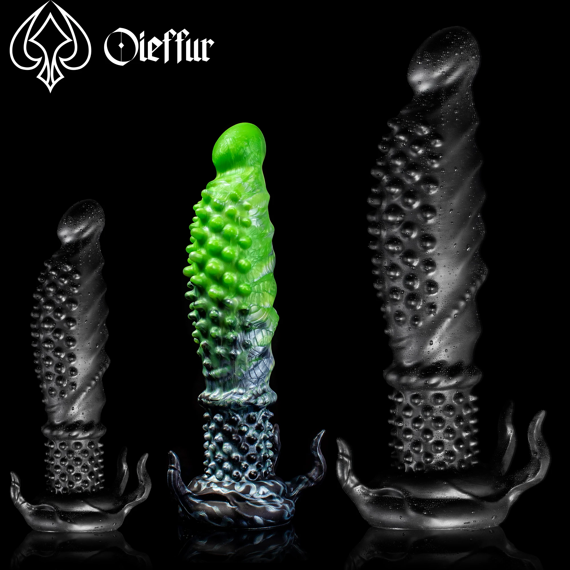 Oieffur  Sexy Adult  Anal Dildo Man Butt Plug for Men Women Silicone Sex Toy with Spiky  Tentacle Dildos for Couples Adult Play