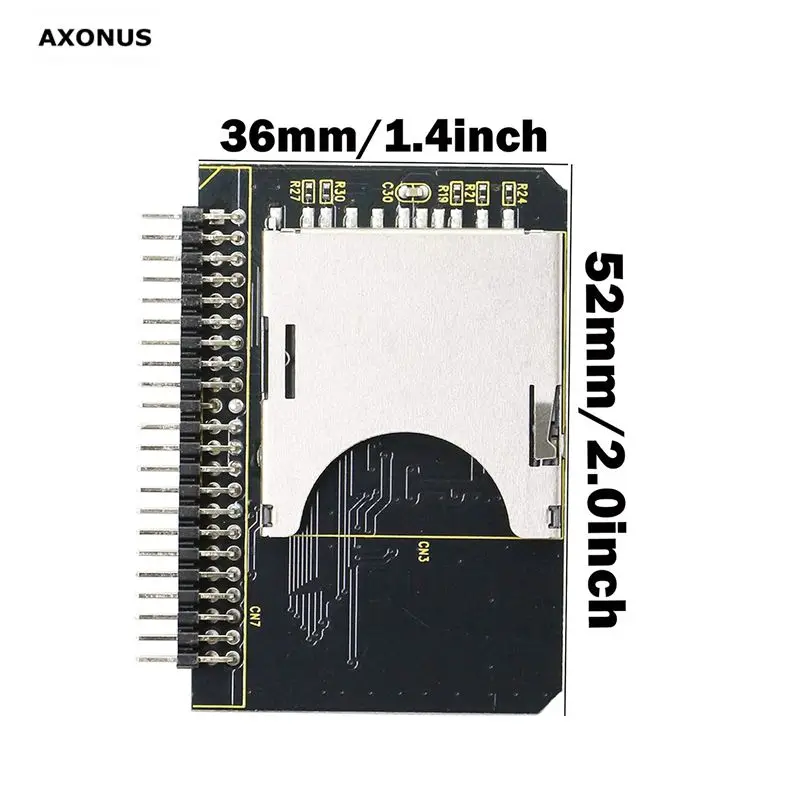 SD Card to 2.5 /3.5Inch IDE Adapter，SD SDHC SDXC MMC Memory Card to IDE 2.5