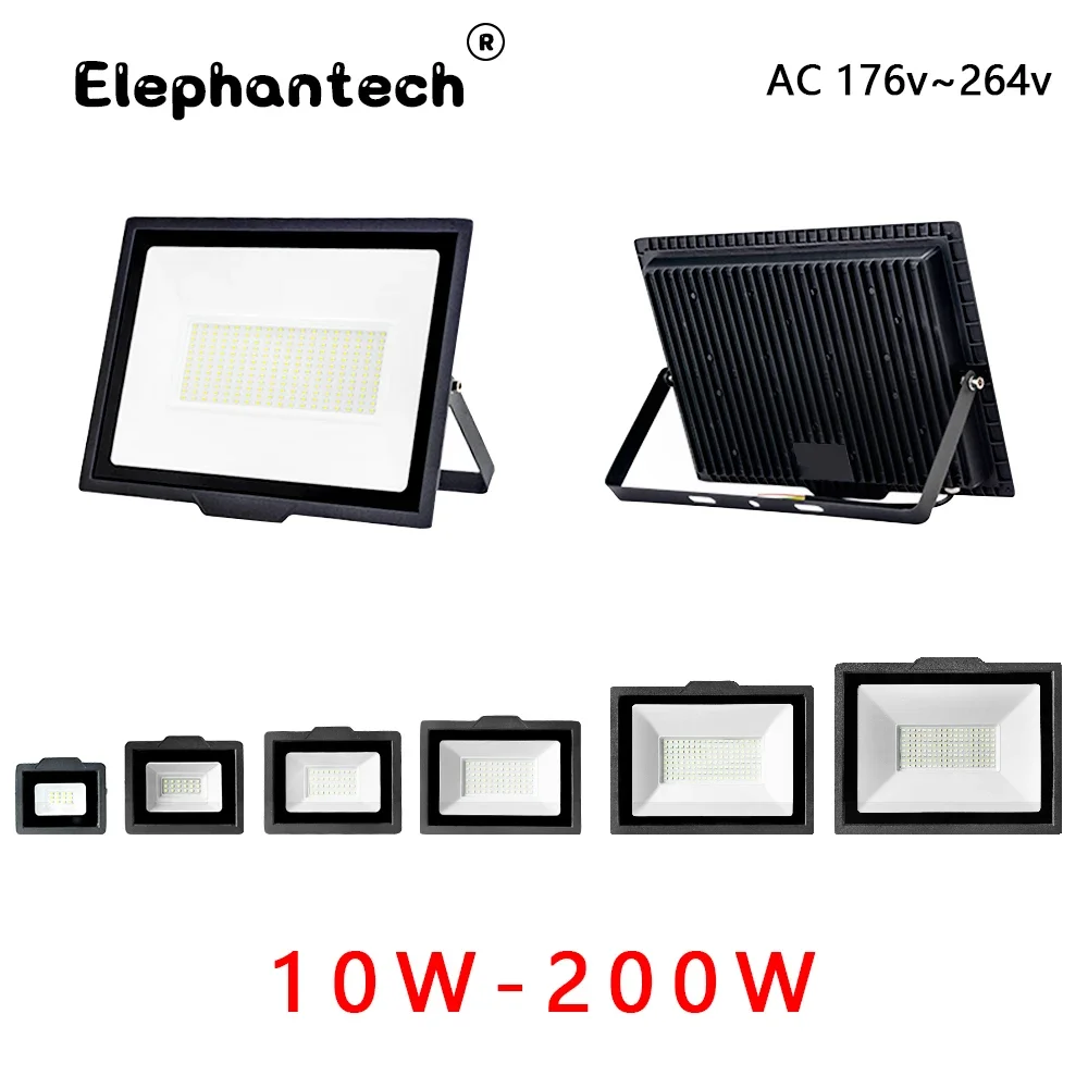 

LED Flood Light AC 220V 30W 50W 100W 150W 200W LED High Brightness IP67 Waterproof Outdoor Lighting Spotlight Wall Floodlights