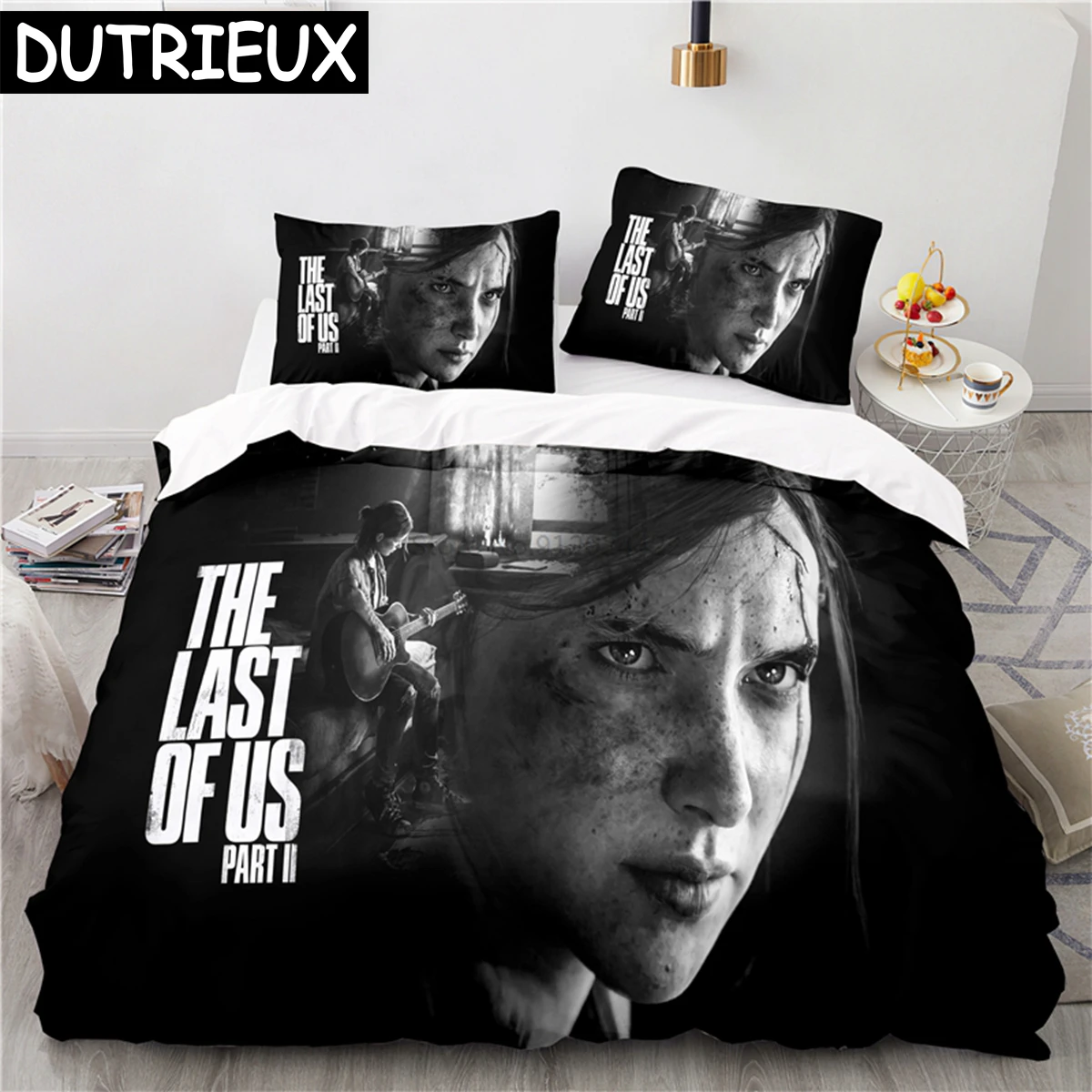 The Last Of Us Games 3d Bedding Set Tess Joel Character Digital Printing Duvet Cover Set Pillowcase Twin Full Queen King Size