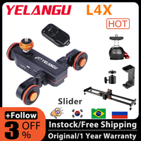 YELANGU L4X Motorized CameraSlider Rechargeable Camera Dolly Slider Rail for DSLR Camera Camcorder Gopro Smartphone Track Slider