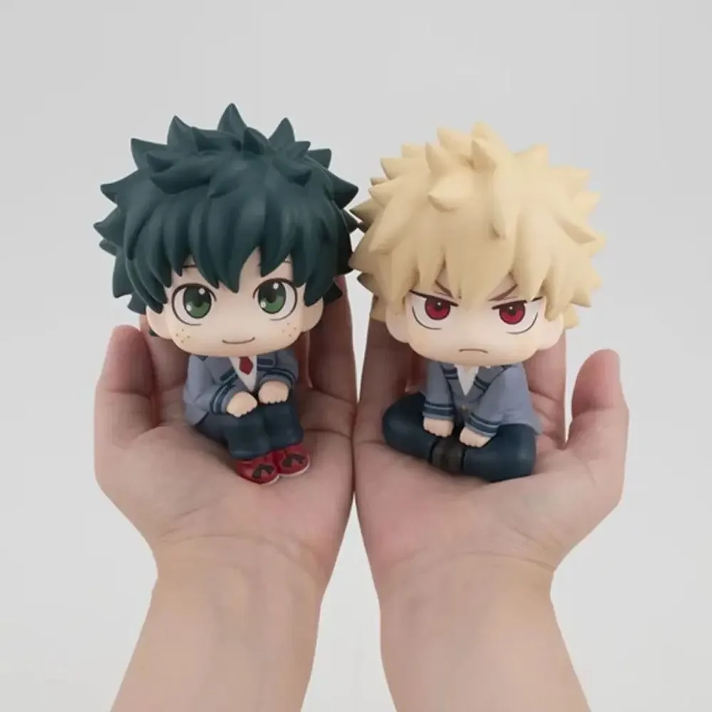 

Anime Peripheral My Hero Academia Look Up Todoroki Shoto Midoriya Izuku Figurine PVC Material Model Bakugou Katsuki Figure
