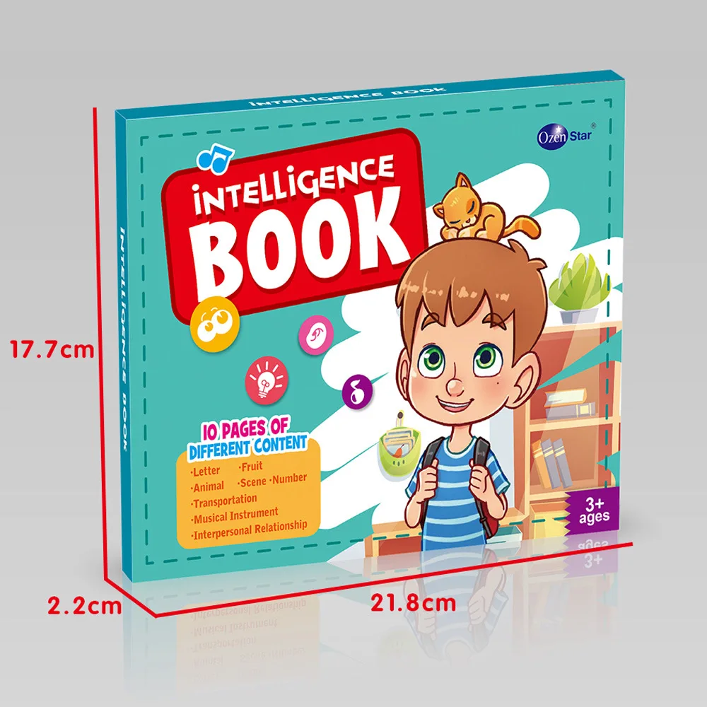 Apprendimento dell'inglese per bambini Suggerimenti per le dita Lettura delle parole infantili Illuminazione Macchina per l'educazione precoce Ascolto e lettura del libro elettronico