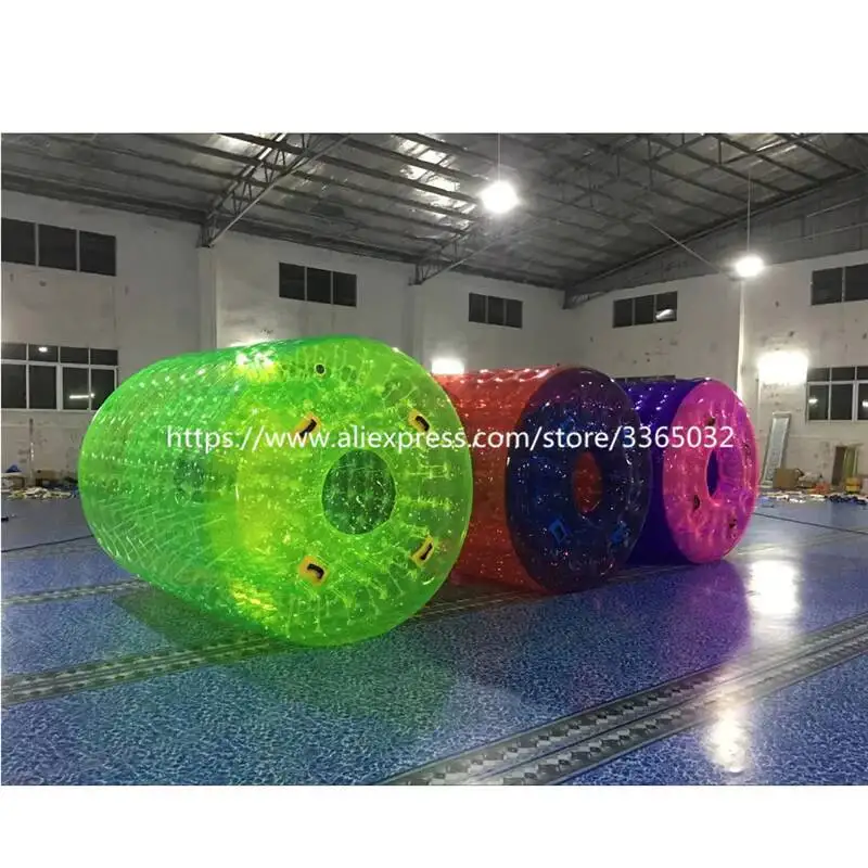 Parque aquático brinquedos bola de água transparente pessoa dentro, bola de rolamento de bolha inflável para venda