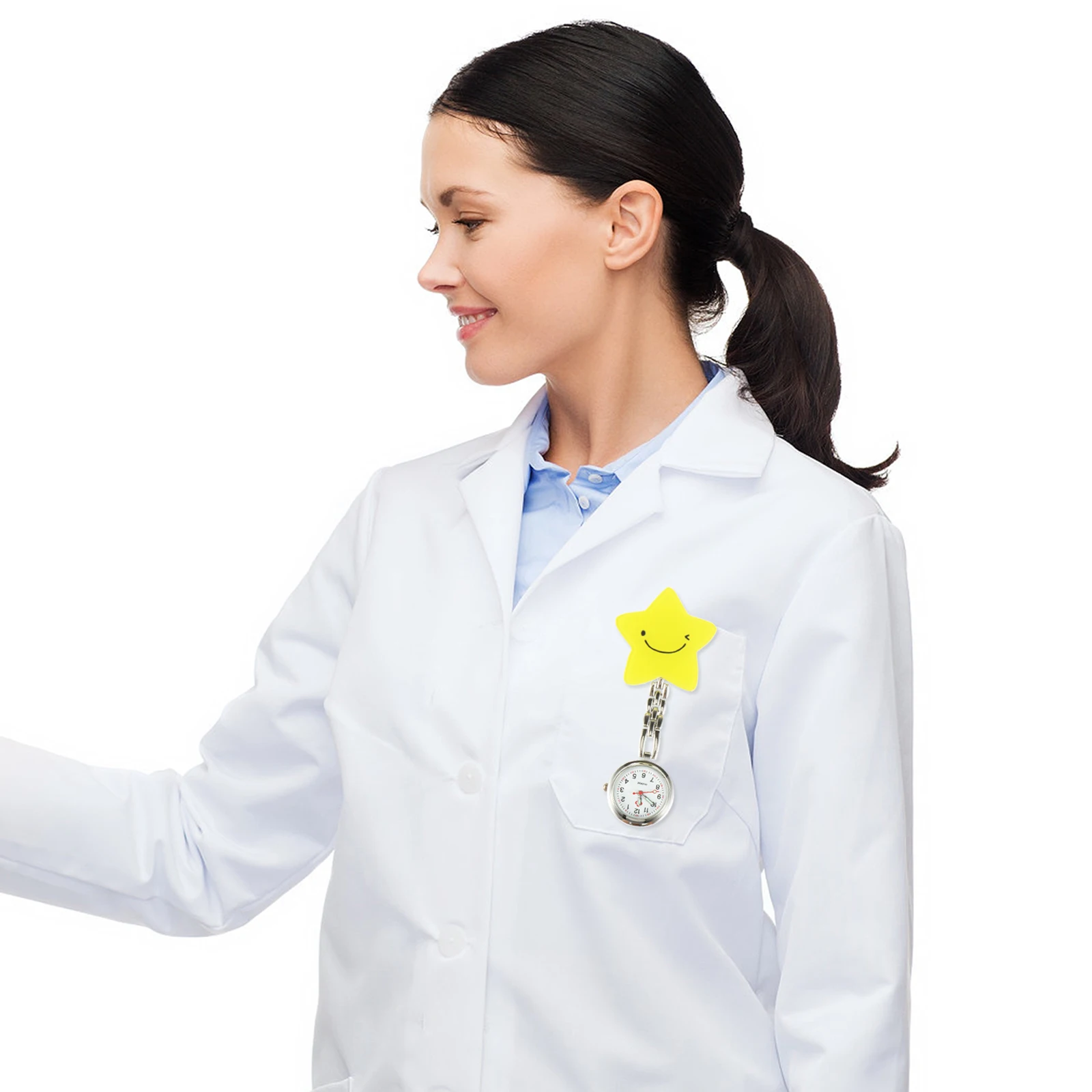 Quartz Pocket Watch Nurse Watch Luminous Watches for Nurses Students Doctors Clip on Watches High Quality Portable Long Lasting