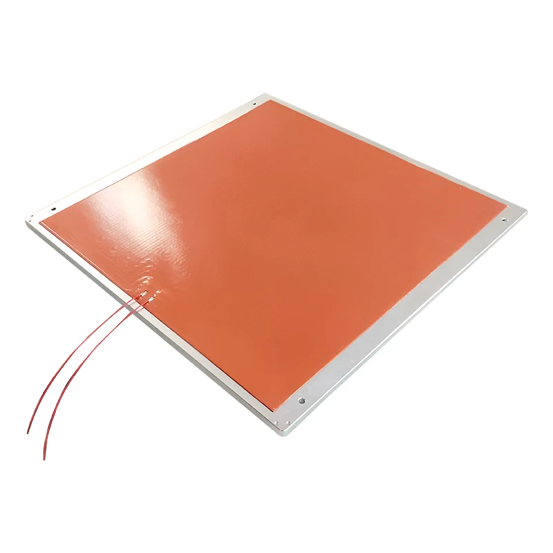 

Customized Industrial Electric Heater Pad Aluminium Plate Heater Metal Heating Pad Silicone Rubber Heated Manufacturers