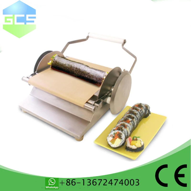 Commercial Sushi Roller Manual DIY Sushi Making Machine Stainless Steel Sushi Forming Machine Round/Square Sushi Shape