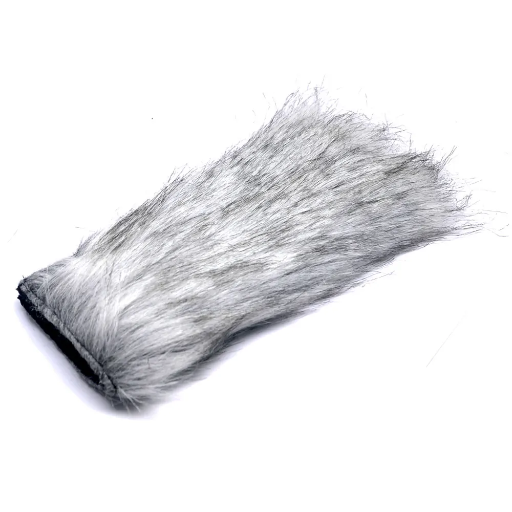 Mcoplus HN-46 Mic Outdoor Wind Cover Shield Furry Windscreen Windshield Muff for RODE VIDEOMIC Voice Recording Pen Microphones A